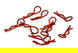 Color Bent-Up Body Clips (10) for 1/10 RC Cars & Trucks (LxW=23x9mm)