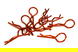 Color Bent-Up Body Clips (10) for 1/7 & 1/8 RC Cars & Trucks (LxW=33x13mm)