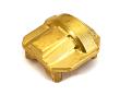 Brass Alloy 38g Differential Cover for Axial 1/10 SCX10 II Crawler