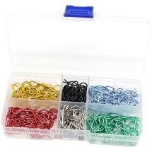 Assorted Bent-Up 1/10 Color Body Clips w/ Carrying Box