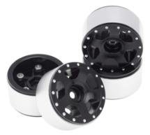 Billet Machined Alloy Wheels (4) for Axial 1/24 SCX24 Rock Crawler