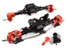 Reverse Rotation F&R Axle Assembly w/ Internals for 1/10 SCX10 II & SCX10 III