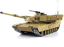 1/16 Scale USA M1A2 Abrams Main Battle Tank, 2.4Ghz R/C Model HL3918-1Pro 7.0