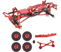 Complete Alloy Conversion Kit w/ 133 Wheelbase for Axial 1/24 SCX24 C10 Crawler