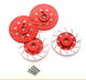 Realistic Alloy Machined Brake 12mm Hex Hub Set for 1/10 Scale On-Road