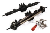 Reverse Rotation F&R Axle Assembly w/ Internals for 1/10 SCX10 II