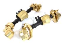 Front & Rear Brass+Alloy Housing Conversion Kit 1000g Total for Traxxas TRX-4