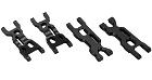 Alloy Machined Front & Rear Suspension Arms for Losi 1/18 Mini-T 2.0