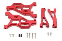 Alloy Front Upper & Lower Arms for Arrma 1/8 Typhon 1/7 Limitless, Infraction 6S