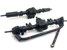 Composite Complete F & R Axle Assembly w/ Differential for Axial 1/10 SCX10 II