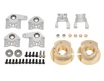 Alloy Caster & Steering Blocks w/ Weight Added 105g Each for Wraith 2.2 & RR10