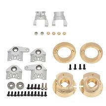 Alloy Caster & Steering Blocks w/ Weight Added 146g Each for Wraith 2.2 & RR10