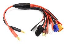 4mm Plug Charger Output - Multi-Purpose Universal Adapter Charging Wire Harness