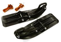 Front Sled Ski Attachment Set for Losi 1/10 Lasernut U4 4WD RTR (for RWD)