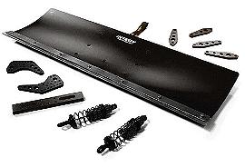 Black Alloy Machined Snowplow Kit for Arrma 1/10 Vorteks 4X4 3S BLX - 400mm