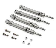 Stainless Steel Drive Shafts (4) for Traxxas 1/10 Slash, Stampede & Rustler 4X4