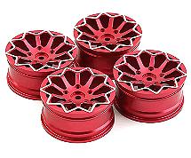 10 Spoke Alloy Wheel Set (4) for 1/10 Drift Racing W=26mm