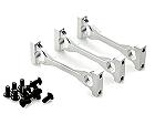 Alloy Chassis Center Mid Cross Braces (3) for 1/14 Scale Tractor W=59mm