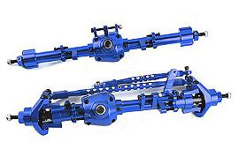 Alloy Machined Front & Rear Axle Set for Axial SCX6 Crawler