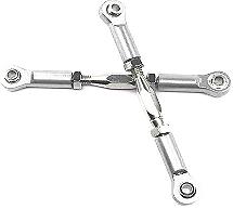 Alloy Machined M3 Size Ball End 64mm Linkages w/ Adjustable Turnbuckles