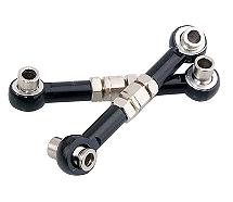 Alloy Machined M3 Size Ball End 40mm Linkages w/ Adjustable Turnbuckles