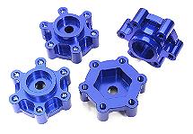 Billet Machined 17mm Hex-to-6 Bolt Wheel Adapters for Losi LMT 4WD Monster Truck