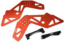 Billet Machined Chassis Side Plates & Mounts for Losi LMT 4WD Monster Truck