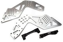 Billet Machined Chassis Side Plates & Mounts for Losi LMT 4WD Monster Truck
