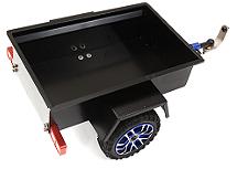 Realistic Metal Cargo Utility Box Trailer for 1/24 Scale RC 144x91x53mm