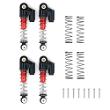 Machined Alloy 37mm Piggyback Shocks (4) for Axial 1/24 SCX24 Rock Crawler