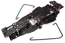 Billet Machined Chassis w/ Composite Upper Deck for Traxxas 1/10 Drag Slash 2WD
