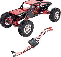 Complete Alloy Conversion Kit w/Roll Cage, Servo, ESC, Motor for Axial SCX24 C10