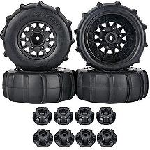 Short Course 2.2/3.0 Wheel for 12, 14 & 17mm Hex & Tire Set (4) OD=114mm