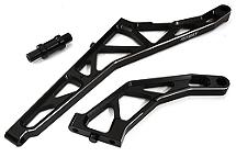 Billet Machined Rear Chassis Braces (2) for Losi 1/5 DBXL-E 2.0 4WD
