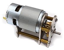 Gear Reduction 2.5 Gearbox with 775 Size Drive Motor