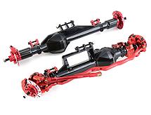 Complete Front & Rear Alloy Axles w/ Internals for Axial 1/10 RBX10 Ryft 4WD
