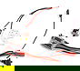 Motor Mount, Drive Motor & ESC Combo for Axial 1/24 SCX24 Rock Crawler
