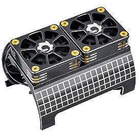 Alloy Heatsink w/ Cooling Fans for 1/5 Scale 55-58mm O.D. Size Drive Motor