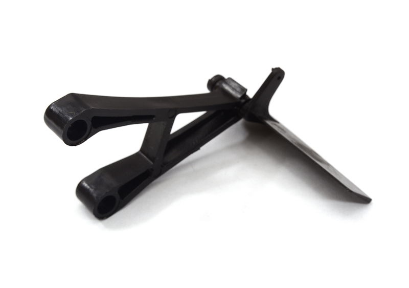 Plastic Rudder Assembly for Mini Mono-Q for R/C or RC - Team