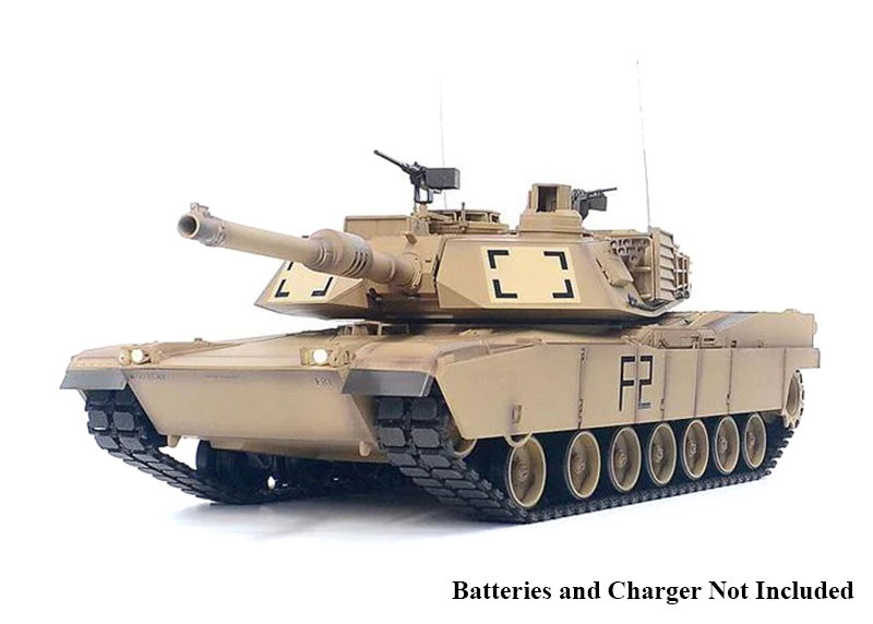 1/16 Scale USA M1A2 Abrams RC Main Battle Tank, 2.4Ghz R/C Model