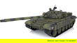 1/16 Scale RC T-72 Main Battle Tank with ERA, 2.4GHz Remote Control Model