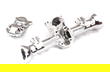 Billet Machined Front Axle Housings for Axial 1/24 SCX24 Rock Crawler