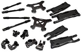 Complete Black Suspension Upgrade Kit for Traxxas Sledge 1/8 Scale 4WD