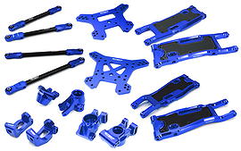 Blue Complete Suspension Upgrade Kit for Traxxas Sledge 4WD 1/8 Scale