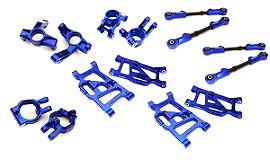 Blue Billet Machined Upgrade Conversion Kit for Losi 1/5 Desert Buggy XL-E 2.0