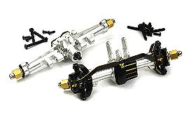 Alloy Machined Complete F&R Axles 150g w/ Internals for Traxxas 1/18 TRX-4M
