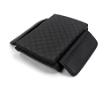 Black PU Leather Armrest Cover w/ Pocket for Tesla Model 3/Y