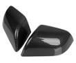 Glossy Carbon Side Mirror Protector Covers for Tesla 17-23 Model 3