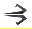 Matte Black Side Camera Aero Blade Trims Covers for Tesla 17-22 Model 3