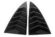 Glossy Black Rear Side Window Shades Blinds Covers for Tesla 17-23 Model 3